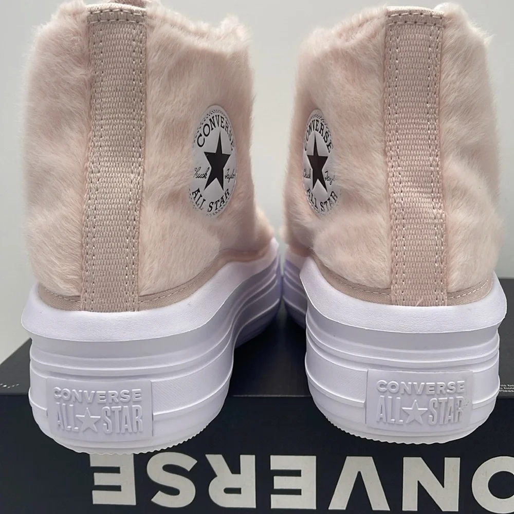 Converse WMNS Platform Sneakers High-Top A13383C TAS MOVE HI BLUSH HUSH/WHITE/BL